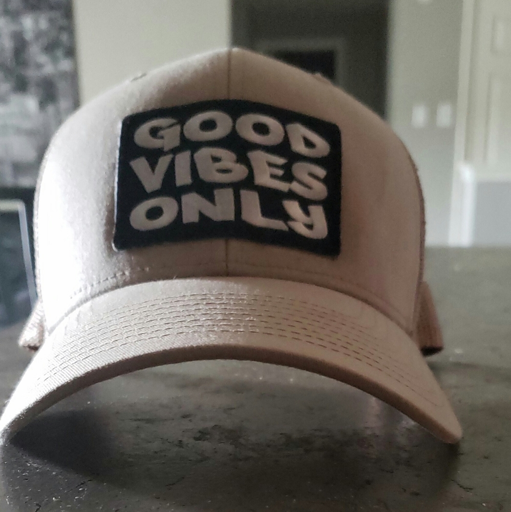 Khakis "GOOD VIBES ONLY" snap back hat